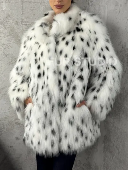 Шуба из лисы под рысь 2026 - фото 3