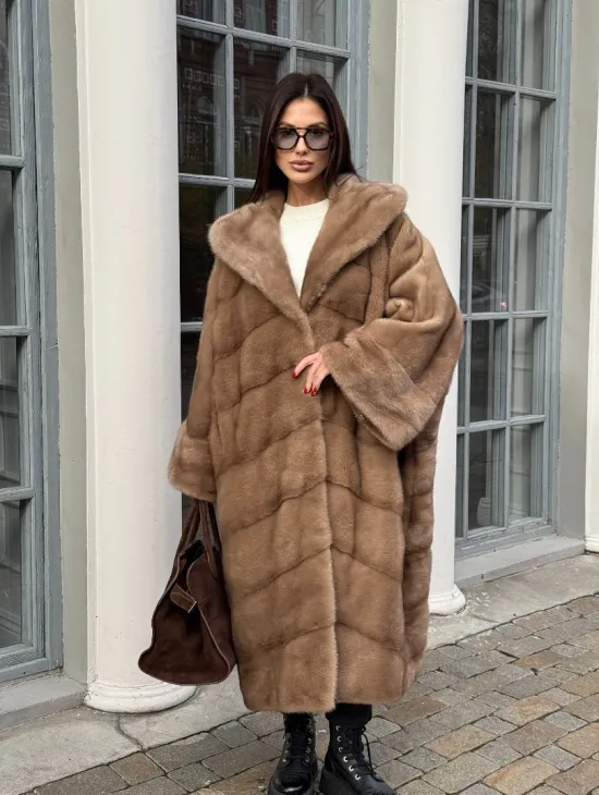 Норковая шуба из аукционной норки -  style 