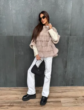 Кофта на молнии из меха норки - фото 7