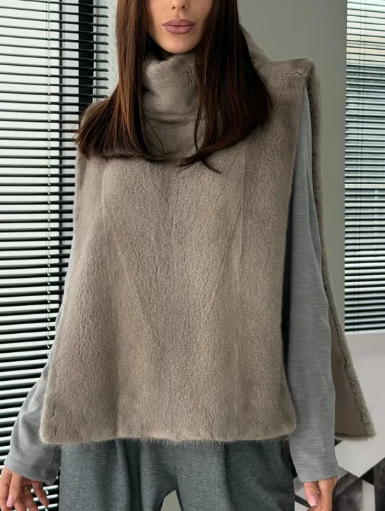 Норковая манишка «весна 2026» - фото 3