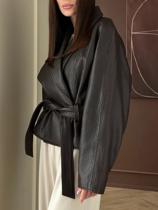 Куртка из натуральной кожи PREMIUM COLLECTION - фото 5