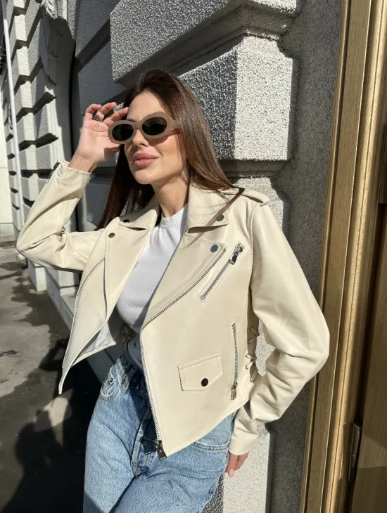 Куртка - косуха из натуральной кожи - фото 0